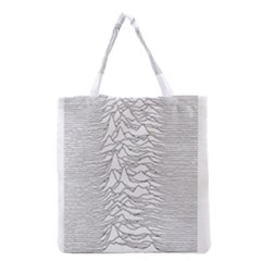 Joy Division Unknown Pleasures Grocery Tote Bag by Maspions