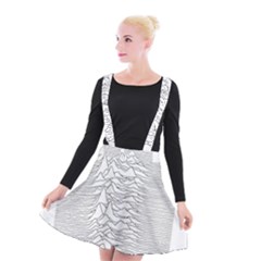 Joy Division Unknown Pleasures Suspender Skater Skirt by Maspions