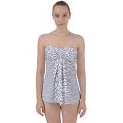 Joy Division Unknown Pleasures Babydoll Tankini Set