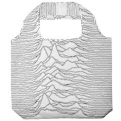 Joy Division Unknown Pleasures Foldable Grocery Recycle Bag by Maspions