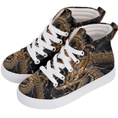 Fantasy Dragon Pentagram Kids  Hi-top Skate Sneakers by Maspions