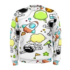 Sketch Cartoon Space Set Men s Sweatshirt by Hannah976