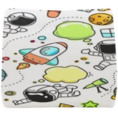 Sketch Cartoon Space Set Seat Cushion