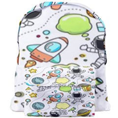 Sketch Cartoon Space Set Giant Full Print Backpack