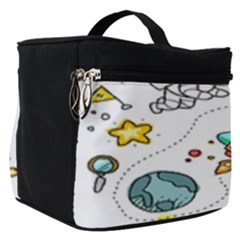 Sketch Cartoon Space Set Make Up Travel Bag (small) by Hannah976