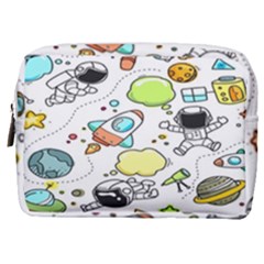 Sketch Cartoon Space Set Make Up Pouch (Medium)