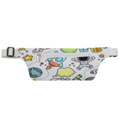 Sketch Cartoon Space Set Active Waist Bag