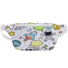 Sketch Cartoon Space Set Waist Bag 