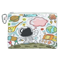 Sketch Cute Child Funny Canvas Cosmetic Bag (xl)