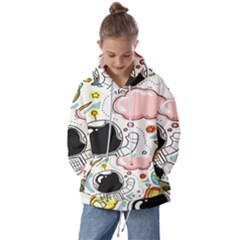 Sketch Cute Child Funny Kids  Oversized Hoodie by Hannah976