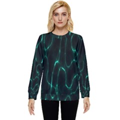 Green Pattern Background Abstract Hidden Pocket Sweatshirt by Hannah976