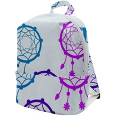 Dreamcatcher Dream Catcher Pattern Zip Up Backpack by Hannah976