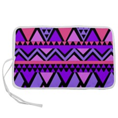 Seamless Purple Pink Pattern Pen Storage Case (l) by Hannah976