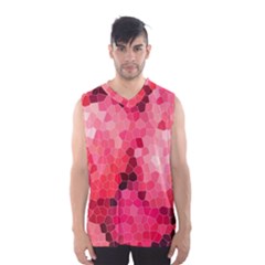 Mosaic Structure Pattern Background Men s Basketball Tank Top