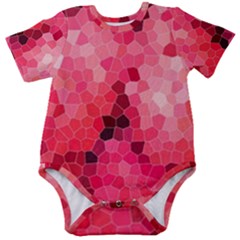 Mosaic Structure Pattern Background Baby Short Sleeve Bodysuit by Hannah976