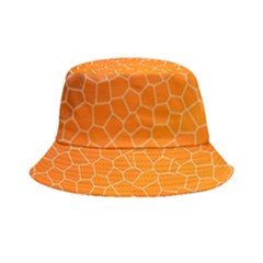 Orange Mosaic Structure Background Bucket Hat