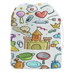 Baby Equipment Child Sketch Hand Drawstring Pouch (3xl) by Hannah976