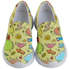 Cute Sketch Child Graphic Funny Kids Lightweight Slip Ons