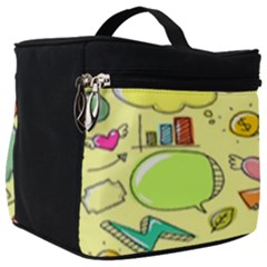 Cute Sketch Child Graphic Funny Make Up Travel Bag (big)