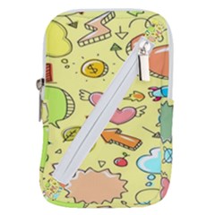 Cute Sketch Child Graphic Funny Belt Pouch Bag (small) by Hannah976