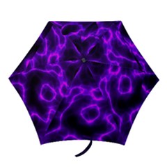 Purple Pattern Background Structure Mini Folding Umbrellas by Hannah976