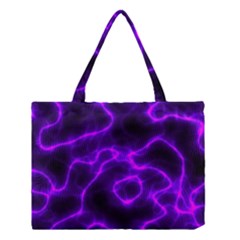 Purple Pattern Background Structure Medium Tote Bag