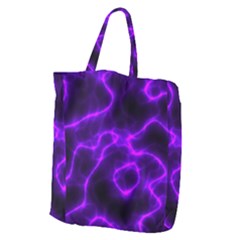 Purple Pattern Background Structure Giant Grocery Tote by Hannah976