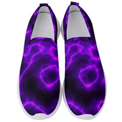 Purple Pattern Background Structure Men s Slip On Sneakers by Hannah976