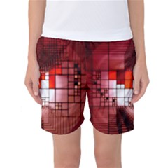 Pattern Structure Light Patterns Women s Basketball Shorts