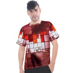 Pattern Structure Light Patterns Men s Sport Top