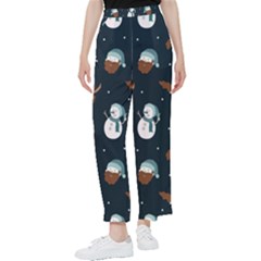 Santa Snowman Women s Pants 