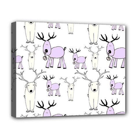 Cute Deers  Deluxe Canvas 20  X 16  (stretched)