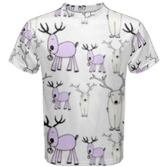 Cute Deers  Men s Cotton T-shirt