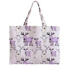 Cute Deers  Zipper Mini Tote Bag