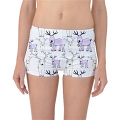 Cute Deers  Boyleg Bikini Bottoms