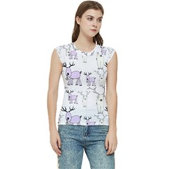 Cute Deers  Women s Raglan Cap Sleeve T-shirt