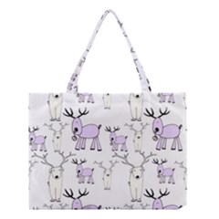 Cute Deers  Medium Tote Bag by ConteMonfrey