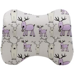 Cute Deers  Head Support Cushion by ConteMonfrey