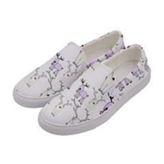 Cute Deers  Women s Canvas Slip Ons