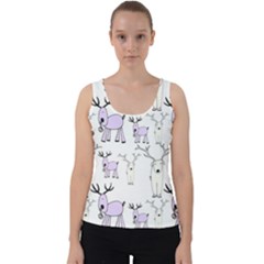 Cute Deers  Velvet Tank Top