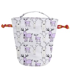 Cute Deers  Drawstring Bucket Bag