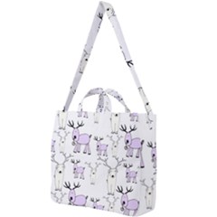 Cute Deers  Square Shoulder Tote Bag