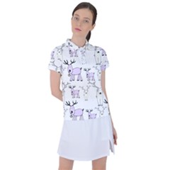 Cute Deers  Women s Polo T-shirt