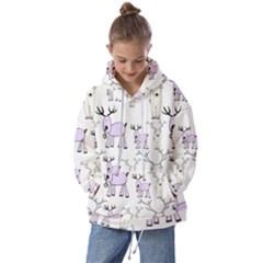 Cute Deers  Kids  Oversized Hoodie