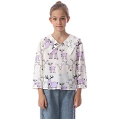 Cute Deers  Kids  Sailor Shirt