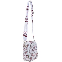 Red And White Christmas Breakfast  Shoulder Strap Belt Bag