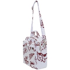 Red And White Christmas Breakfast  Crossbody Day Bag