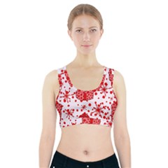 Cute Gift Boxes Sports Bra With Pocket