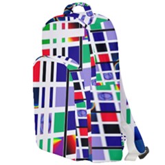 Color Graffiti Pattern Geometric Double Compartment Backpack by Hannah976