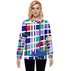 Color Graffiti Pattern Geometric Hidden Pocket Sweatshirt by Hannah976